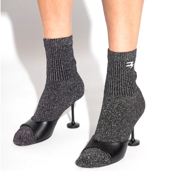 NEW$1450 BALENCIAGA Carrera 3B Mesh Sock Pumps Boots Sneakers